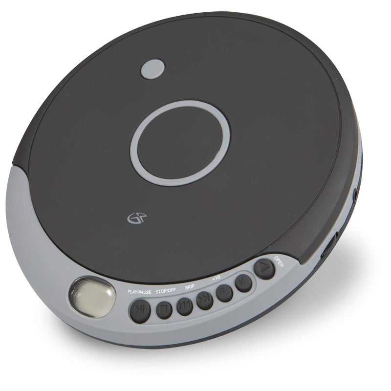 GPX Portable Personal CD Player and MP3 Player with Anti Skip Protection and Stereo Earbuds, Black Gray PC807BMP3U - Image 2